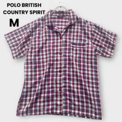 POLO BRITISH COUNTRY SPIRIT チェック　シャツ　M