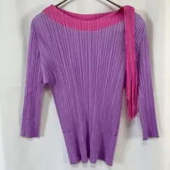 【極美品】07ss PLEATS PLEASE フリンジ プリーツトップス