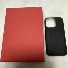 レザー製 iPhoneケース ブラック ボナベンチュラ