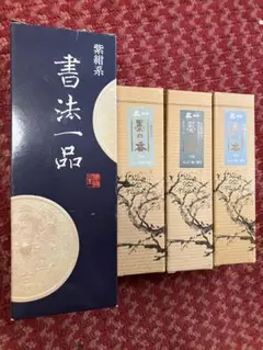 墨汁　墨液　書法一品　墨運堂1本・墨の香　3本
