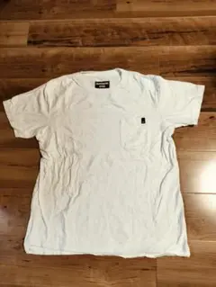 美品 クイックシルバー Tシャツ QST192050 白 ポケット付き