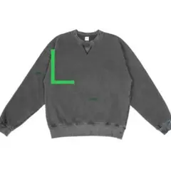 OVY Pigment Damage Crew Neck Sweat 黒