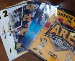 ☆【非売品】阪神　オリックス　パワプロ　クリアファイル7枚