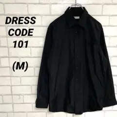DRESS CODE 101 ドレスコード　黒シャツ　ブラックドレスシャツ　M