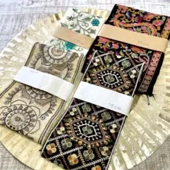 インド刺繍リボン　4本　　合計2m