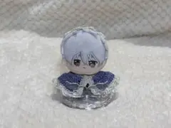 ほわぬい用　ケープ＆ヘッドドレス　ヘイズブルー
