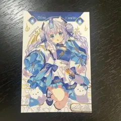 ご注文はうさぎですか？　ごちうさ　チノ　イラストカード　アニメイト特典