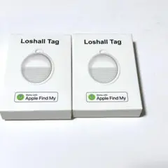 Loshall Tag 2個セット Apple Find My対応 エアタグ同等