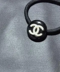 CHANEL ヘアゴム ノベルティ ブラック