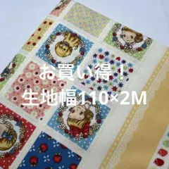 セール！数量限定 生地幅110×2M キルトゲイト マーガレット＆ソフィー
