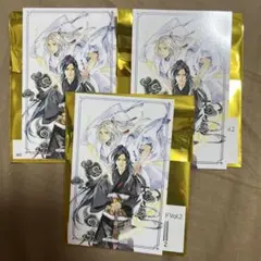 ノラガミ　表紙絵カード 原画 POP-UP あだちとか　タケミカヅチ＆黄云