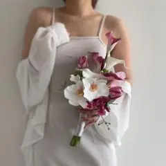 クラッチブーケ ♡ アーティフィシャルフラワー ウェディング ブーケ
