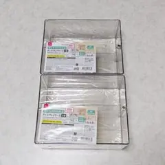 ダイソー 壁にも付けられるディスプレイケース 2段 2個セット