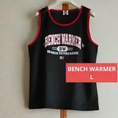 BENCH WARMER メッシュタンクトップ L ブラック