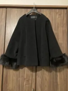 ※Kuu※【やや傷】NOLLY’S sophi ファー付ショートコート38 美品→やや傷】NOLLY'S sophi ファー付ショートコート(サイズ38