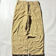 80s JUNMEN moleskin wide slacks pants