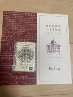 2025年最新】東京駅 開業1 周年記念 suica （スイカ）台紙付の