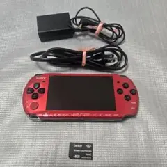 極美品 sony psp 3000 限定色 レッド ブラック