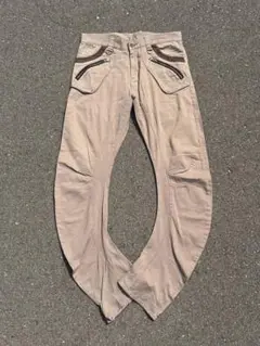 archive PPFM banana curve leg pants