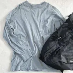 ミスタージック◇長袖カットソー 作業服 Tシャツ ロンT 綿100％ M