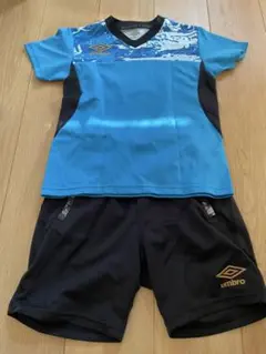 umbro サッカーウェアセット 青/黒