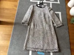 ⭕️⭕️【美品】TO BE CHIC ツイードワンピース 40⭕️⭕️