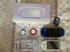 PSP 本体 2個　外装　ジャンク　おまけあり