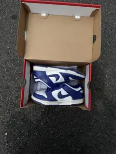 Nike Dunk High ネイビー/ホワイト 25cm