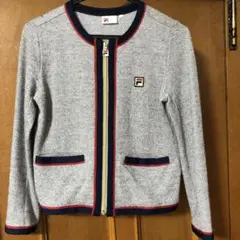 フィラテニスウエア レディス ジャケット ラメ入りシルバー Sサイズ