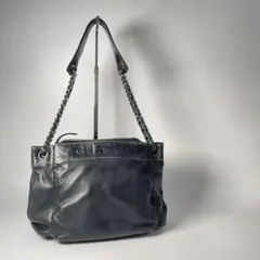 シャネル CHANEL ダブルチェーン トートバッグ ギャランティカード付き