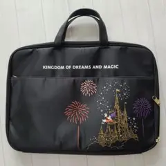ディズニー 東京リゾート　ミッキーパソコンケース 黒 花火