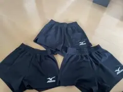 Mizuno ブラックパンツ 3枚セット