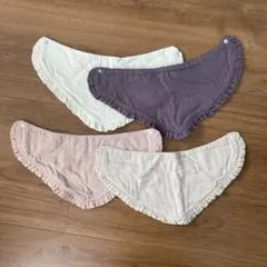 Kufuu スタイ　フリル　3重ガーゼ