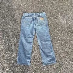 Wrangler ストレートレッグデニム ライトブルー