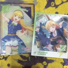 平安名すみれ クリアブロマイド キャラカフェ お台場 ラブライブ スーパースター