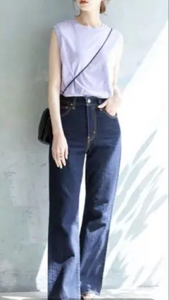美品SLOBE IENA別注リーバイスMATH CLUB FLAREデニム 24