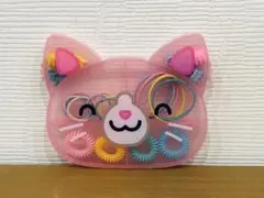 ネコ型ケース入 ヘアアクセサリー