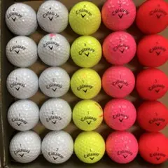 素人が集めたゴルフロストボール25球Callaway & Warbird. 等