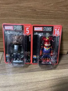 MARVEL ベアブリック 一番くじ 【ニック・フューリー・キャプテンマーベル】