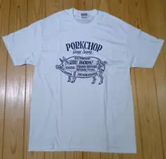 PORKCHOP PORK FRONT TEE 25 WHITE