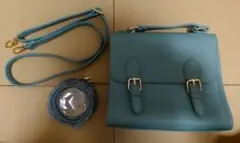 WEGO サッチェル痛ショルダーバッグ　グリーンソノタ