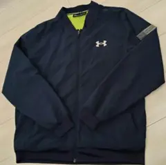 UNDER ARMOUR ネイビー ジャージ ジャケットピステ　 Lサイズ　美品