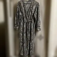JEANASISペイズリー柄ワンピース