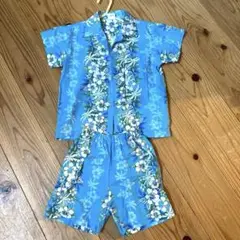 沖縄子どもアロハシャツ　パンツセット　セットアップ