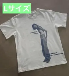 【新品】Tシャツ 白 グラフィック アメカジ y2k メンズ　opium L