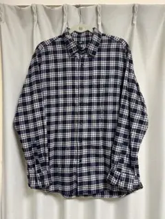 ユニクロ UNIQLO フランネル シャツ チェック 長袖 XL