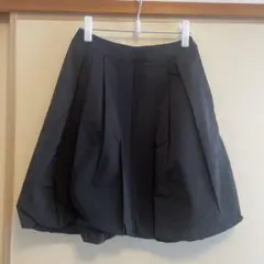 【美品】TO BE CHIC バルーンスカート 黒 ミニ丈