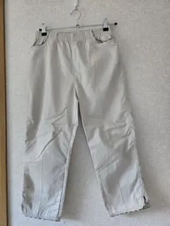美品‼️お値下げ‼️レディース　七分丈パンツ　Lサイズ　ベージュ
