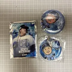 埼玉西武ライオンズ 渡部健人 ガチャ 缶バッジ まとめ売り