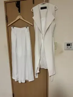 ZARA BASIC ホワイトセットアップ Mサイズ